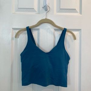 lululemon blue align tank top